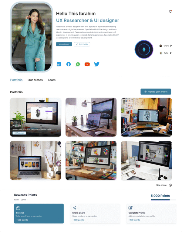 Aura — Smart Portfolio & Personal Growth Manager