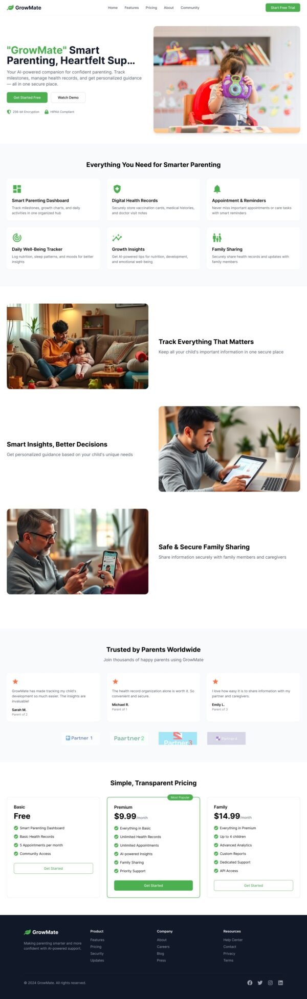 GrowMate — Smart Parenting, Heartfelt Support