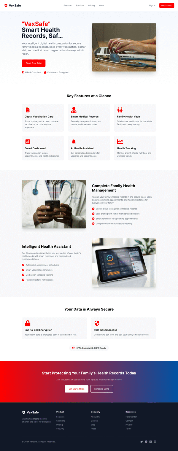VexSafe — Smart Health Records, Safer Futures
